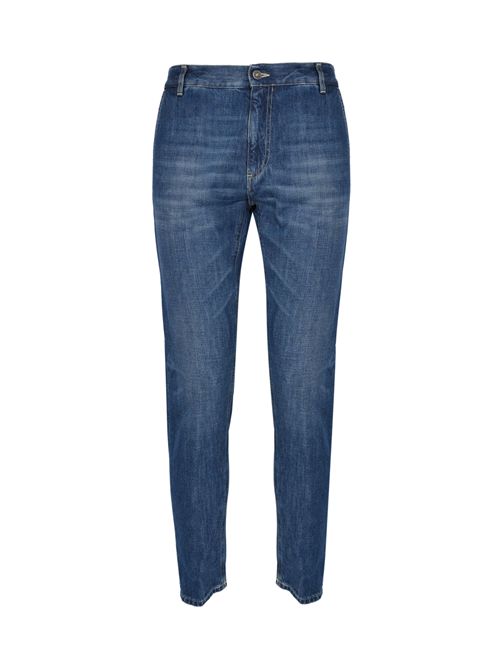 Jeans Jeff carrot in denim fisso di cotone riciclato DONDUP | UP641 DFH269U J40800